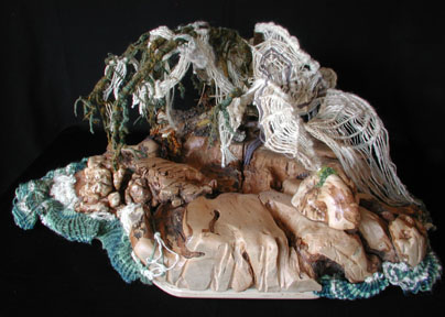 Back view of Odysseus's hiding place