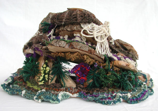 Calypso's cave, rear view, of forest when Odysseus pined for home