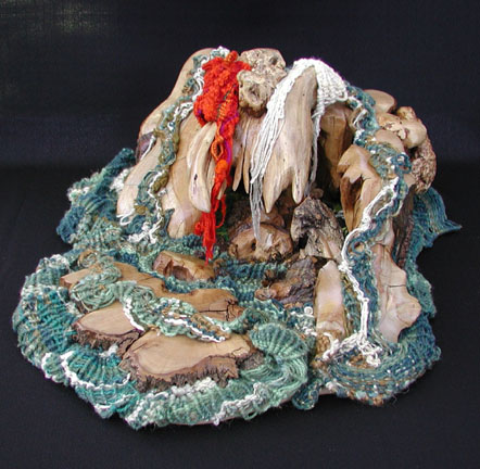 Front view of Hades/Underworld sculpture